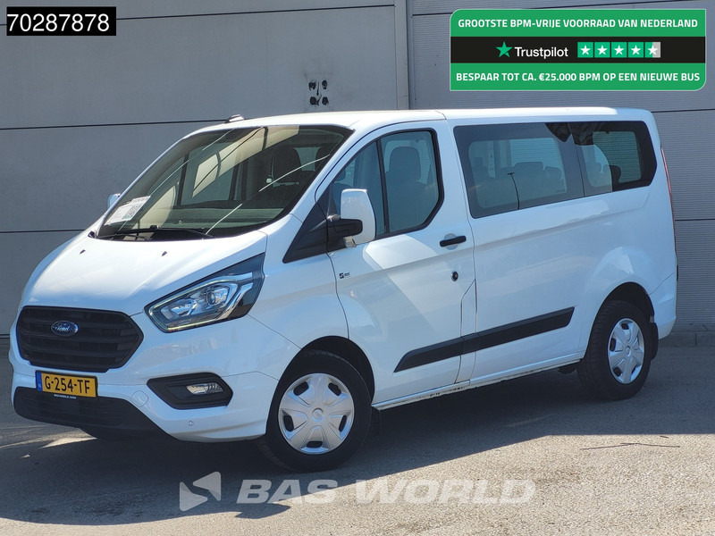 Ford Transit Custom 105pk Personenvervoer Incl.BPM/Ex. BTW 9-Persoons Airco Cruise LED Parkeersensoren Taxi Passenger Transport Kombi Tourer Euro6 L - Minibús, Furgoneta de pasajeros: foto 1 Ford Transit Custom 105pk Personenvervoer Incl.BPM/Ex. BTW 9-Persoons Airco Cruise LED Parkeersensoren Taxi Passenger Transport Kombi Tourer Euro6 L - Minibús, Furgoneta de pasajeros: foto 1