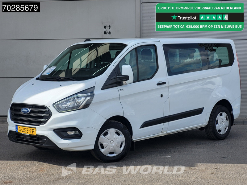 Ford Transit Custom Personenvervoer Incl.BPM/Ex. BTW 9-Persoons Airco Cruise LED Parkeersensoren Taxi Passenger Transport Kombi Tourer Euro6 L2 Airc - Minibús, Furgoneta de pasajeros: foto 1 Ford Transit Custom Personenvervoer Incl.BPM/Ex. BTW 9-Persoons Airco Cruise LED Parkeersensoren Taxi Passenger Transport Kombi Tourer Euro6 L2 Airc - Minibús, Furgoneta de pasajeros: foto 1