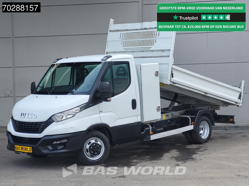 Iveco Daily 35C14 Kipper met Kist Dubbellucht 3,5t Trekhaak Airco Cruise Euro6 Tipper Benne Kieper 2m3 Airco Trekhaak Cruise control - Volquete furgoneta: foto 1 Iveco Daily 35C14 Kipper met Kist Dubbellucht 3,5t Trekhaak Airco Cruise Euro6 Tipper Benne Kieper 2m3 Airco Trekhaak Cruise control - Volquete furgoneta: foto 1