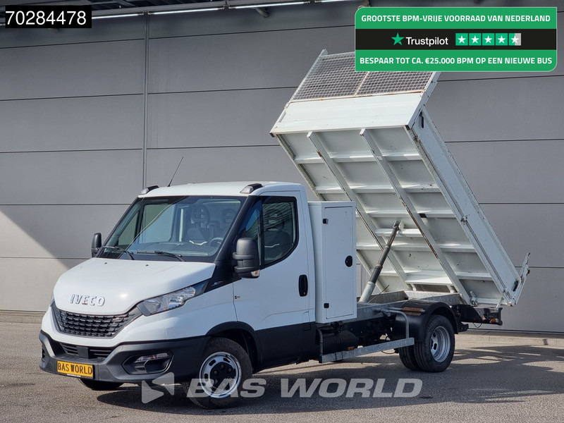 Iveco Daily 35C14 Open Laadbak met Kist Dubbellucht 3,5t Trekhaak Airco Cruise Euro6 Pritsche Pickup Open Box Airco Trekhaak Cruise control - Caja abierta furgoneta: foto 1 Iveco Daily 35C14 Open Laadbak met Kist Dubbellucht 3,5t Trekhaak Airco Cruise Euro6 Pritsche Pickup Open Box Airco Trekhaak Cruise control - Caja abierta furgoneta: foto 1