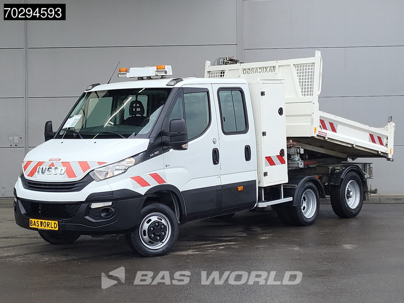 Iveco Daily 35C15 3.0L Kipper met Kist Maxicargo Airco Cruise Camera Euro6 Tipper Benne Kieper 2m3 Airco Dubbel cabine Cruise control - Volquete furgoneta: foto 3 Iveco Daily 35C15 3.0L Kipper met Kist Maxicargo Airco Cruise Camera Euro6 Tipper Benne Kieper 2m3 Airco Dubbel cabine Cruise control - Volquete furgoneta: foto 3