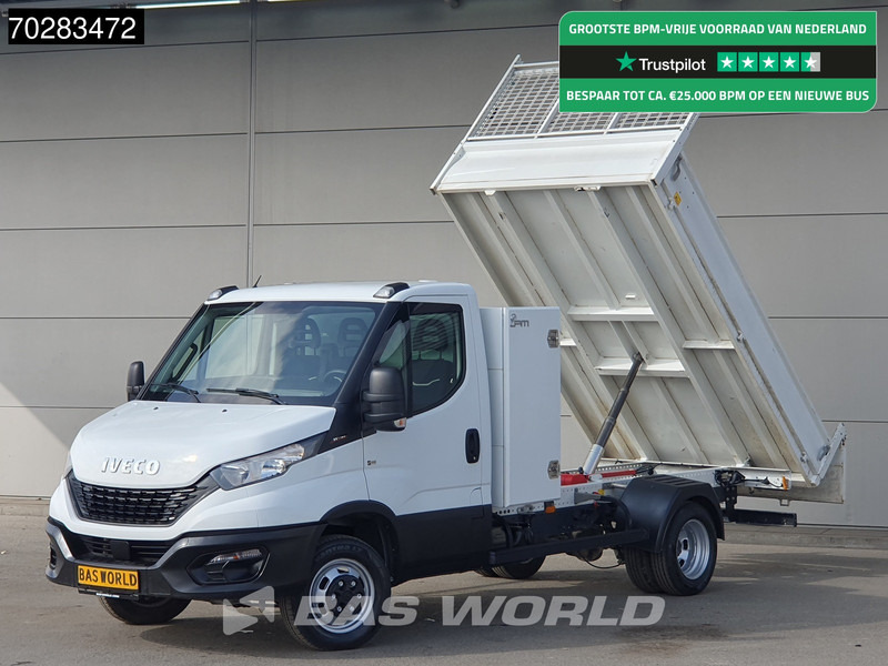 Iveco Daily 35C16 3.0L Kipper met Kist Dubbellucht 3,5t Trekhaak Airco Cruise Euro6 Tipper Benne Kieper 2m3 Airco Trekhaak Cruise control - Volquete furgoneta: foto 1 Iveco Daily 35C16 3.0L Kipper met Kist Dubbellucht 3,5t Trekhaak Airco Cruise Euro6 Tipper Benne Kieper 2m3 Airco Trekhaak Cruise control - Volquete furgoneta: foto 1