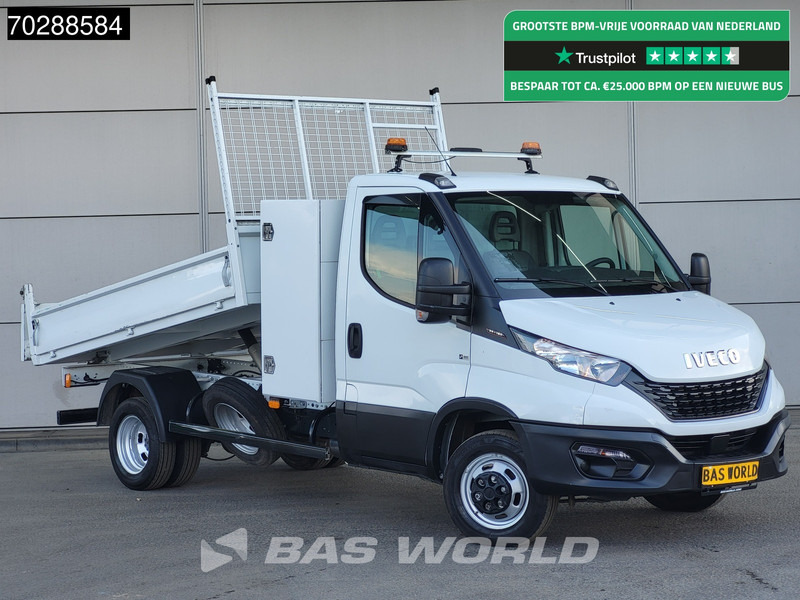 Iveco Daily 35C16 3.0L Kipper met Kist Dubbellucht 3,5t Trekhaak Navi Airco Cruise Camera Euro6 Tipper Benne Kieper 2m3 Airco Trekhaak Cruis - Volquete furgoneta: foto 1 Iveco Daily 35C16 3.0L Kipper met Kist Dubbellucht 3,5t Trekhaak Navi Airco Cruise Camera Euro6 Tipper Benne Kieper 2m3 Airco Trekhaak Cruis - Volquete furgoneta: foto 1