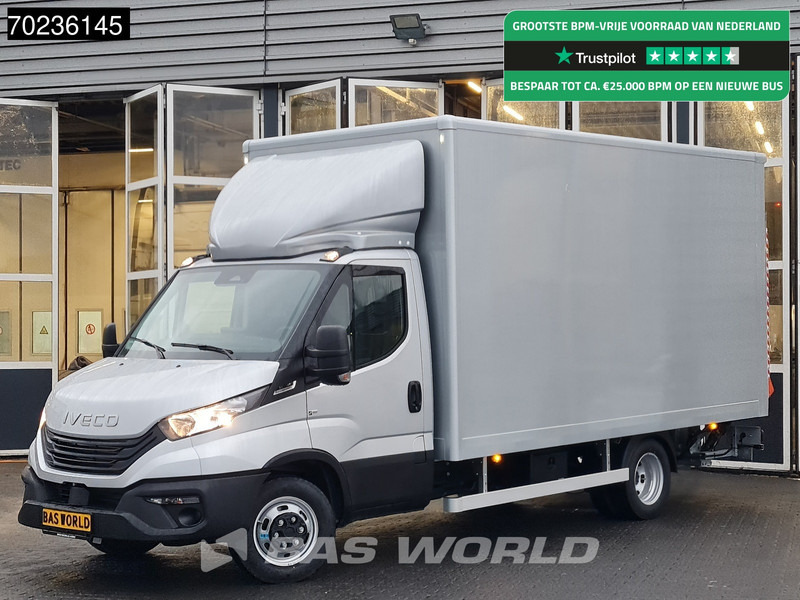 Iveco Daily 35C18 2025 MODEL 3.0L Automaat 1000kg Laadklep ACC Navi Airco Zijdeur Bakwagen Meubelbak Koffer 21m3 Airco - Furgoneta: foto 1 Iveco Daily 35C18 2025 MODEL 3.0L Automaat 1000kg Laadklep ACC Navi Airco Zijdeur Bakwagen Meubelbak Koffer 21m3 Airco - Furgoneta: foto 1