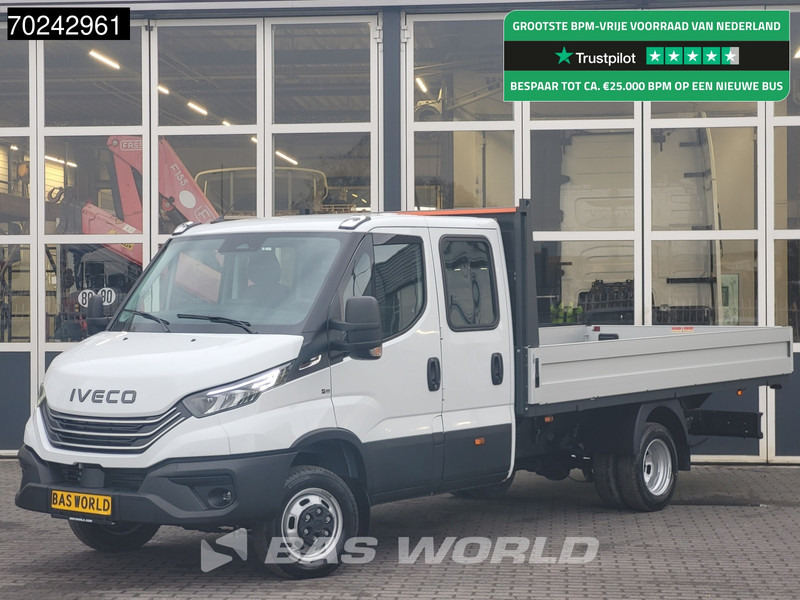 Iveco Daily 35C18 3.0L Automaat 180PK 2025-model Dubbel Cabine Open laadbak Navi ACC LED 3,5T Trekvermogen Euro6 Pritsche Pickup Airco Dubbe - Caja abierta furgoneta: foto 1 Iveco Daily 35C18 3.0L Automaat 180PK 2025-model Dubbel Cabine Open laadbak Navi ACC LED 3,5T Trekvermogen Euro6 Pritsche Pickup Airco Dubbe - Caja abierta furgoneta: foto 1