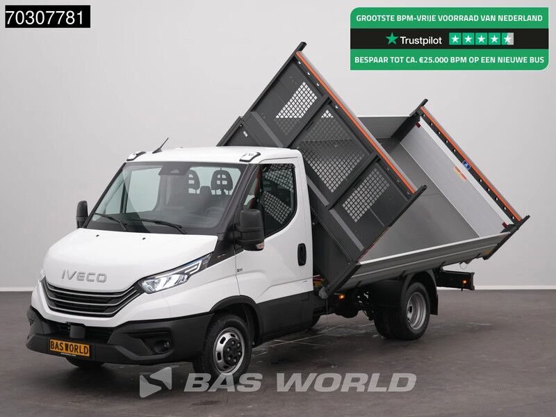 Iveco Daily 35C18 3.0L Driezijdige 180PK Dubbellucht LED ACC Camera Euro6 Tipper Benne Kieper Airco - Volquete furgoneta: foto 1 Iveco Daily 35C18 3.0L Driezijdige 180PK Dubbellucht LED ACC Camera Euro6 Tipper Benne Kieper Airco - Volquete furgoneta: foto 1