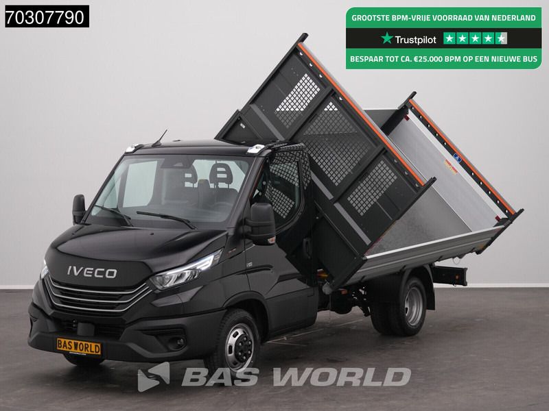 Iveco Daily 35C18 3.0L Driezijdige Kipper Dubbellucht 180PK 3,5t Trekgewicht ACC LED Camera CarPlay Euro6 Tipper Benne Kieper Airco - Volquete furgoneta: foto 1 Iveco Daily 35C18 3.0L Driezijdige Kipper Dubbellucht 180PK 3,5t Trekgewicht ACC LED Camera CarPlay Euro6 Tipper Benne Kieper Airco - Volquete furgoneta: foto 1