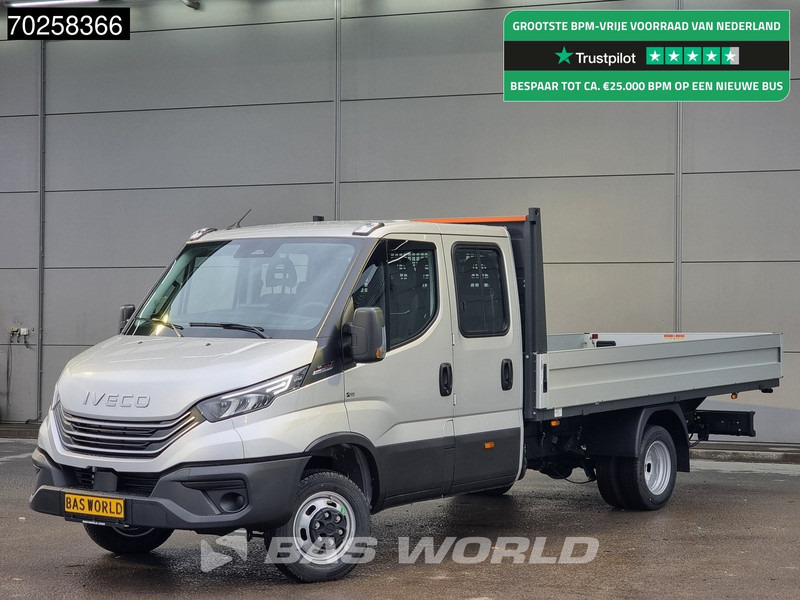 Iveco Daily 35C21 3.0L Automaat 210PK 2025-Model Open laadbak Dubbel Cabine Dubbellucht CarPlay ACC LED 3,5T Trekvermogen Euro6 Pritsche Pic - Caja abierta furgoneta: foto 1 Iveco Daily 35C21 3.0L Automaat 210PK 2025-Model Open laadbak Dubbel Cabine Dubbellucht CarPlay ACC LED 3,5T Trekvermogen Euro6 Pritsche Pic - Caja abierta furgoneta: foto 1