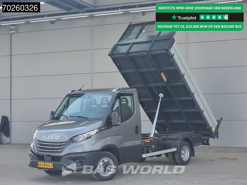 Iveco Daily 35C21 3.0L Automaat 210PK Open Laadbak Dubbellucht 2025-Model 3,5T Trekvermogen LED ACC Airco CarPlay Euro6 Tipper Benne Kieper - Volquete furgoneta: foto 1 Iveco Daily 35C21 3.0L Automaat 210PK Open Laadbak Dubbellucht 2025-Model 3,5T Trekvermogen LED ACC Airco CarPlay Euro6 Tipper Benne Kieper - Volquete furgoneta: foto 1