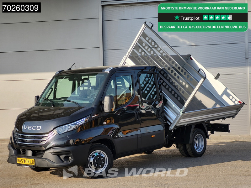 Iveco Daily 35C21 3 zijdige Kipper Dubbel Cabine 210PK 3.0L Dubbellucht Airco Cruise LED Camera Tipper Benne Kieper 2m3 Airco - Volquete furgoneta: foto 1 Iveco Daily 35C21 3 zijdige Kipper Dubbel Cabine 210PK 3.0L Dubbellucht Airco Cruise LED Camera Tipper Benne Kieper 2m3 Airco - Volquete furgoneta: foto 1