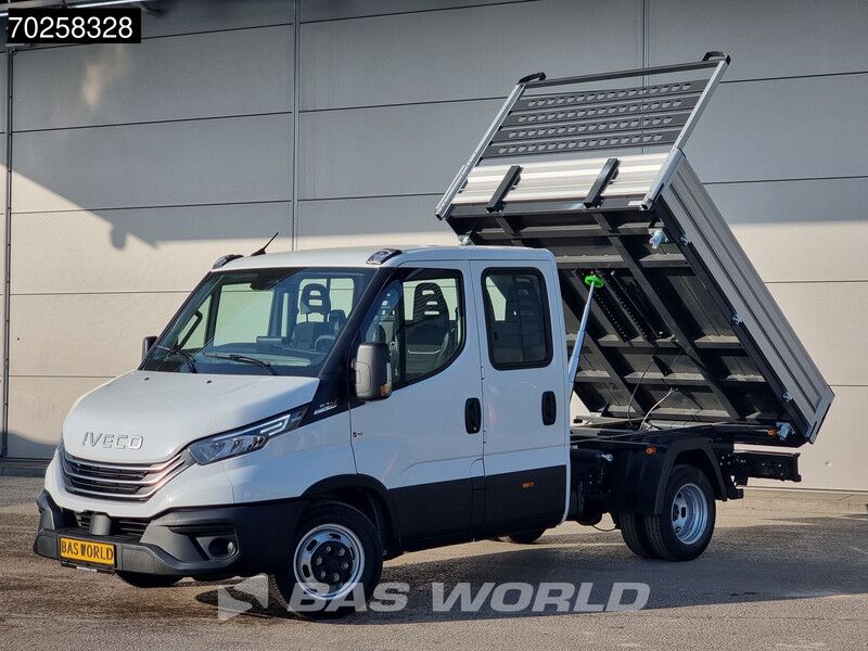 Iveco Daily 35C21 BPM VRIJ! 3-Zijdige Kipper Dubbel Cabine 210PK 3.0L Dubbellucht 3,5t Trekhaak ACC Airco LED Camera CarPlay Euro6 Tipper Be - Volquete furgoneta: foto 5 Iveco Daily 35C21 BPM VRIJ! 3-Zijdige Kipper Dubbel Cabine 210PK 3.0L Dubbellucht 3,5t Trekhaak ACC Airco LED Camera CarPlay Euro6 Tipper Be - Volquete furgoneta: foto 5
