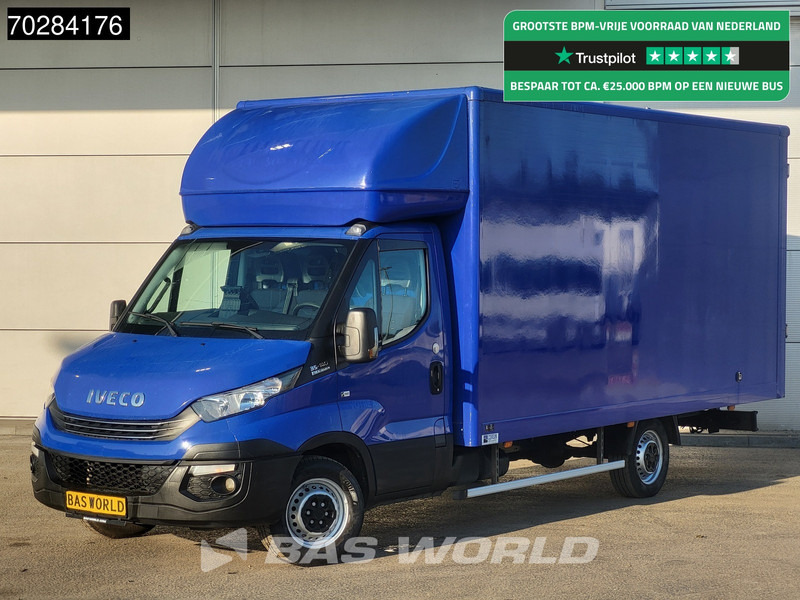 Iveco Daily 35S14 Automaat Bakwagen Achterdeuren 488cm lang! Airco Cruise Euro6 Meubelbak Koffer 24m3 Airco Cruise control - Furgoneta: foto 1 Iveco Daily 35S14 Automaat Bakwagen Achterdeuren 488cm lang! Airco Cruise Euro6 Meubelbak Koffer 24m3 Airco Cruise control - Furgoneta: foto 1