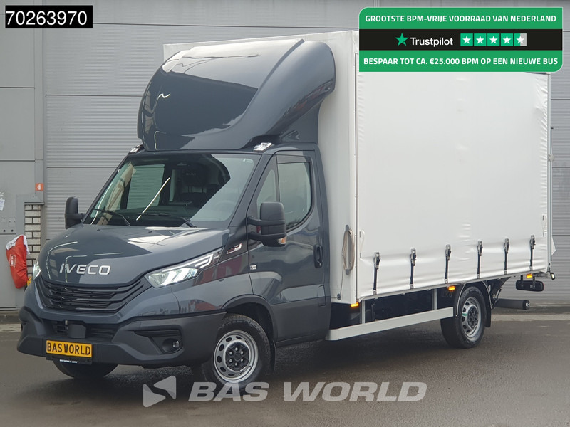Iveco Daily 35S18 3.0L Automaat Schuifzeilen met Laadklep ACC Navi Bakwagen Schuifzeil Zeilen Koffer Meubelbak 22m3 Airco - Furgoneta con caja de lona: foto 1 Iveco Daily 35S18 3.0L Automaat Schuifzeilen met Laadklep ACC Navi Bakwagen Schuifzeil Zeilen Koffer Meubelbak 22m3 Airco - Furgoneta con caja de lona: foto 1