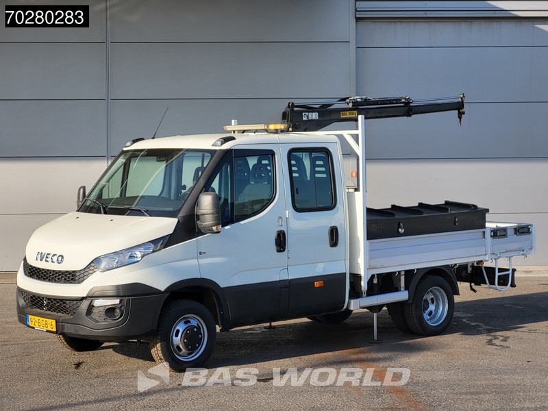Iveco Daily 50C17 3,0L Automaat 170PK HIAB 017T-2 DC Open laadbak Dubbellucht Airco Euro6 Pickup Crane Kraanwagen Kranwagen Pritsche Airco D - Caja abierta furgoneta: foto 2 Iveco Daily 50C17 3,0L Automaat 170PK HIAB 017T-2 DC Open laadbak Dubbellucht Airco Euro6 Pickup Crane Kraanwagen Kranwagen Pritsche Airco D - Caja abierta furgoneta: foto 2