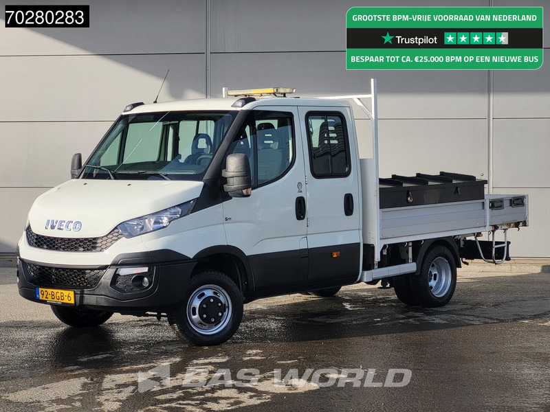 Iveco Daily 50C17 3,0L Automaat HIAB 017T-2 DC Open laadbak Dubbellucht Airco Euro6 Pickup Crane Kraanwagen Pritsche Airco Dubbel cabine - Caja abierta furgoneta: foto 1 Iveco Daily 50C17 3,0L Automaat HIAB 017T-2 DC Open laadbak Dubbellucht Airco Euro6 Pickup Crane Kraanwagen Pritsche Airco Dubbel cabine - Caja abierta furgoneta: foto 1