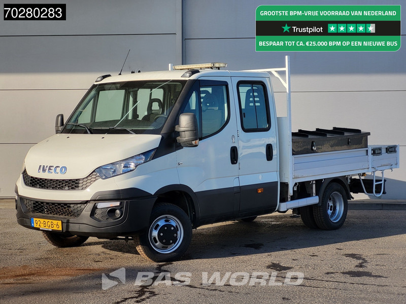 Iveco Daily 50C17 3,0L Automaat HIAB 017T-2 DC Open laadbak Kraan Dubbellucht Airco Euro6 Pickup Crane Kraanwagen Pritsche Airco Dubbel cabi - Caja abierta furgoneta: foto 1 Iveco Daily 50C17 3,0L Automaat HIAB 017T-2 DC Open laadbak Kraan Dubbellucht Airco Euro6 Pickup Crane Kraanwagen Pritsche Airco Dubbel cabi - Caja abierta furgoneta: foto 1