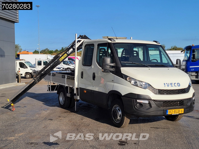 Iveco Daily 50C17 3,0L Automaat HIAB 017T-2 DC Open laadbak Kraan Dubbellucht Airco Euro6 Pickup Crane Kraanwagen Pritsche Airco Dubbel cabi - Caja abierta furgoneta: foto 3 Iveco Daily 50C17 3,0L Automaat HIAB 017T-2 DC Open laadbak Kraan Dubbellucht Airco Euro6 Pickup Crane Kraanwagen Pritsche Airco Dubbel cabi - Caja abierta furgoneta: foto 3