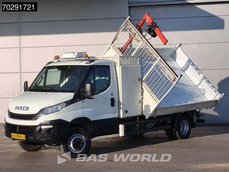 Iveco Daily 70C18 3.0L Open Laadbak 500KG Kraan Kraanwagen Open Laadbak 3,5t Trekhaak Airco Cruise Euro6 Kraan Crane Kranwagen Pritsche Pick - Caja abierta furgoneta: foto 3 Iveco Daily 70C18 3.0L Open Laadbak 500KG Kraan Kraanwagen Open Laadbak 3,5t Trekhaak Airco Cruise Euro6 Kraan Crane Kranwagen Pritsche Pick - Caja abierta furgoneta: foto 3