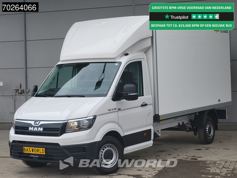 MAN TGE 3.140 Bakwagen met achterdeuren Nieuw!! Airco Meubelbak Koffer 17m3 Airco - Furgoneta: foto 1 MAN TGE 3.140 Bakwagen met achterdeuren Nieuw!! Airco Meubelbak Koffer 17m3 Airco - Furgoneta: foto 1