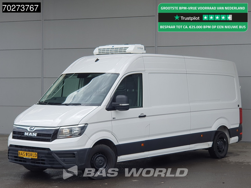 MAN TGE 3.140 Koelwagen Automaat Thermo King V-200 MAX L4H3 Airco Camera Parkeersensoren L3H2 Euro6 Koel Koeler Kühl Kühler Kühlwagen 12m3 Air - Frigorífico furgoneta: foto 1 MAN TGE 3.140 Koelwagen Automaat Thermo King V-200 MAX L4H3 Airco Camera Parkeersensoren L3H2 Euro6 Koel Koeler Kühl Kühler Kühlwagen 12m3 Air - Frigorífico furgoneta: foto 1