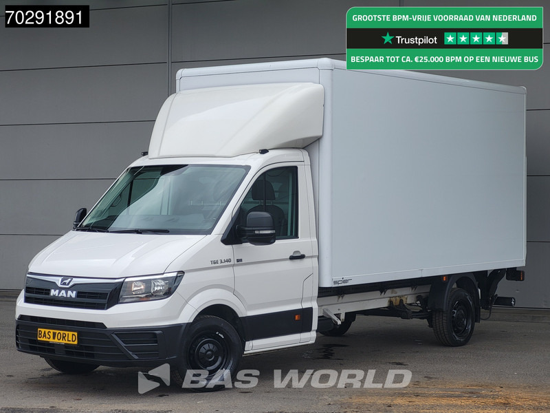 MAN TGE 3.140 Laadklep Automaat Bakwagen Airco Cruise Camera Euro6 Meubelbak Koffer 20m3 Airco Cruise control - Furgoneta: foto 1 MAN TGE 3.140 Laadklep Automaat Bakwagen Airco Cruise Camera Euro6 Meubelbak Koffer 20m3 Airco Cruise control - Furgoneta: foto 1