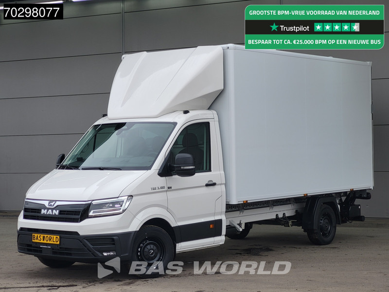 MAN TGE 3.180 Automaat Laadklep Bakwagen 2025 Facelift Navi LED Airco Cruise Euro6 Meubelbak Koffer Airco Cruise control - Furgoneta: foto 1 MAN TGE 3.180 Automaat Laadklep Bakwagen 2025 Facelift Navi LED Airco Cruise Euro6 Meubelbak Koffer Airco Cruise control - Furgoneta: foto 1