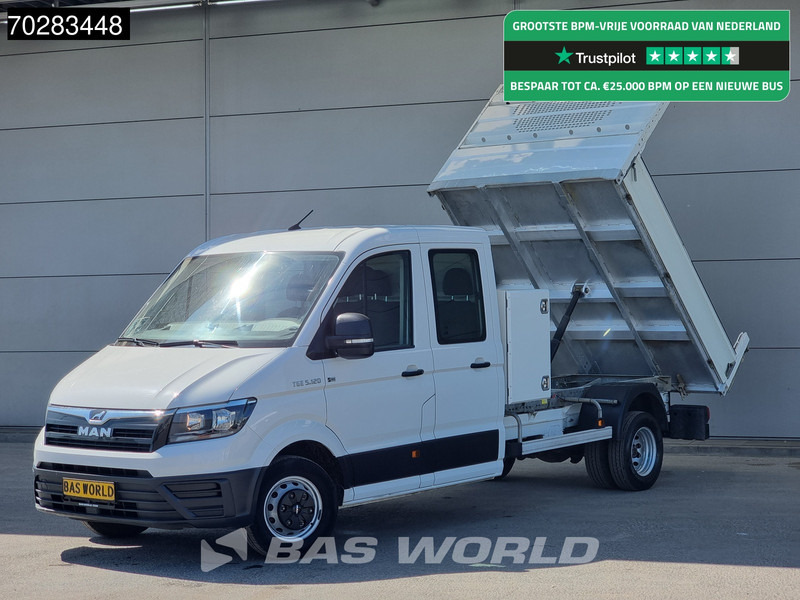 MAN TGE 5.120 Open Laadbak met Kist Dubbel Cabine Dubbellucht 3,5t Trekhaak Navi Airco Cruise Camera Pritsche Pickup Open Box m3 Airco Dubbel - Caja abierta furgoneta: foto 1 MAN TGE 5.120 Open Laadbak met Kist Dubbel Cabine Dubbellucht 3,5t Trekhaak Navi Airco Cruise Camera Pritsche Pickup Open Box m3 Airco Dubbel - Caja abierta furgoneta: foto 1
