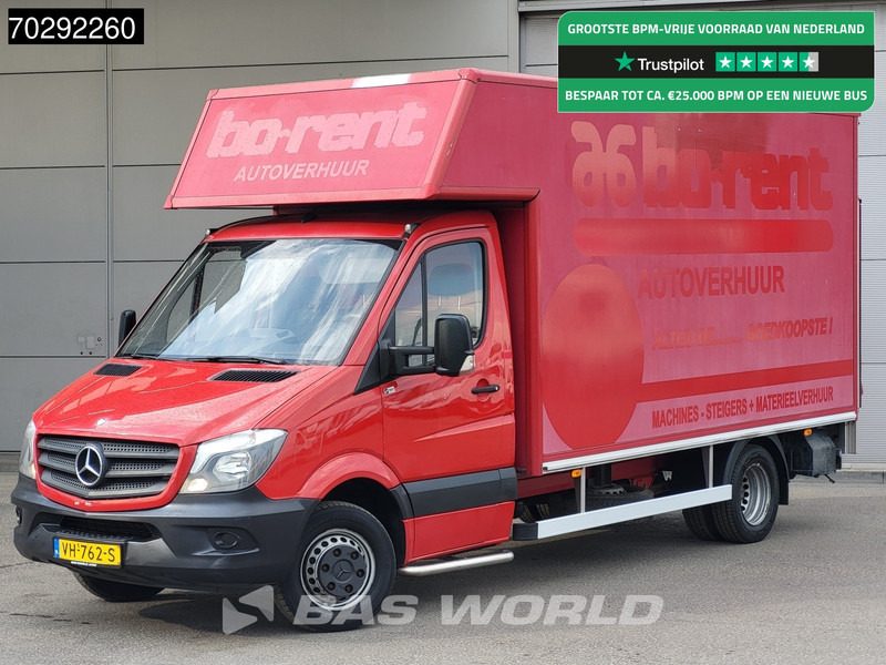 Furgoneta Mercedes-Benz Sprinter 513 CDI NL Bakwagen Laadklep Zijdeur Meubelbak Koffer LBW 18m3: foto 1