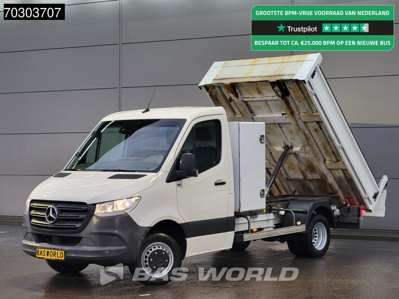 Mercedes-Benz Sprinter 514 CDI Automaat Kipper met Kist Dubbellucht 3,5t Trekhaak Airco Cruise MBUX CarPlay Euro6 Tipper Benne Kieper Airco Trekhaak Cr - Volquete furgoneta: foto 1 Mercedes-Benz Sprinter 514 CDI Automaat Kipper met Kist Dubbellucht 3,5t Trekhaak Airco Cruise MBUX CarPlay Euro6 Tipper Benne Kieper Airco Trekhaak Cr - Volquete furgoneta: foto 1
