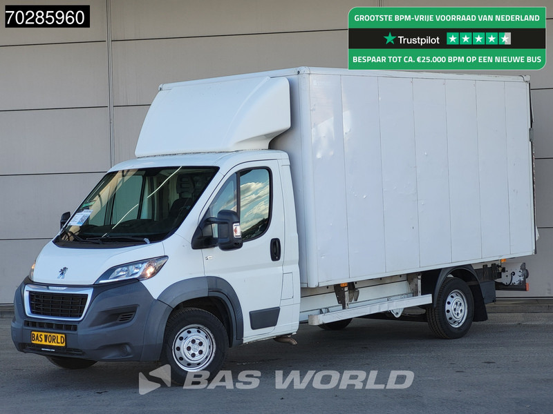 Peugeot Boxer 150PK Trekhaak D'Hollandia Laadklep Zijdeur Bakwagen Navi Airco Cruise Lat om Lat Euro5 Meubelbak Koffer 18m3 Airco Trekhaak Cruise co - Furgoneta: foto 1 Peugeot Boxer 150PK Trekhaak D'Hollandia Laadklep Zijdeur Bakwagen Navi Airco Cruise Lat om Lat Euro5 Meubelbak Koffer 18m3 Airco Trekhaak Cruise co - Furgoneta: foto 1