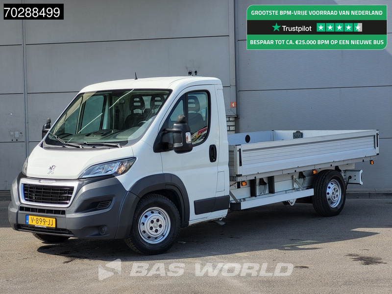 Peugeot Boxer 165PK Open Laadbak Luchtvering Trekhaak Navi Airco Euro6 Pritsche Pickup Open Box Airco Trekhaak - Caja abierta furgoneta: foto 1 Peugeot Boxer 165PK Open Laadbak Luchtvering Trekhaak Navi Airco Euro6 Pritsche Pickup Open Box Airco Trekhaak - Caja abierta furgoneta: foto 1