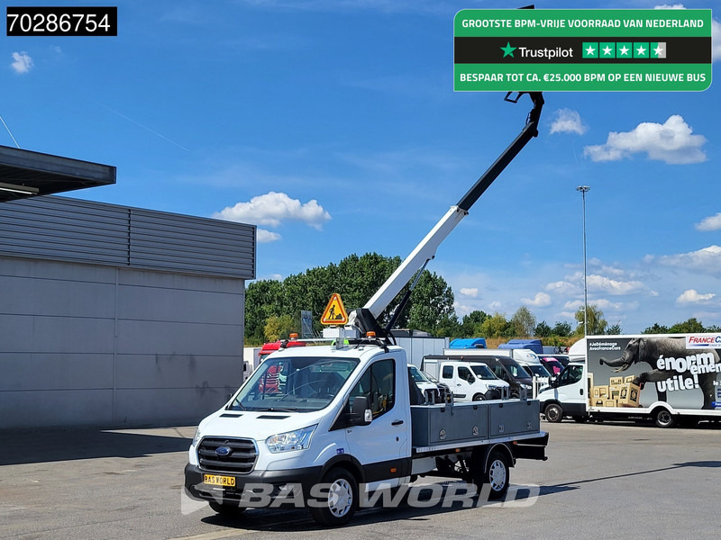 Ford Transit 130pk Hoogwerker 11meter Werkhoogte Trekhaak Airco Cruise Euro6 Nacelle Arbeitsbühne 1Personen Trekhaak Cruise control - Vehículo comercial ligero: foto 1 Ford Transit 130pk Hoogwerker 11meter Werkhoogte Trekhaak Airco Cruise Euro6 Nacelle Arbeitsbühne 1Personen Trekhaak Cruise control - Vehículo comercial ligero: foto 1