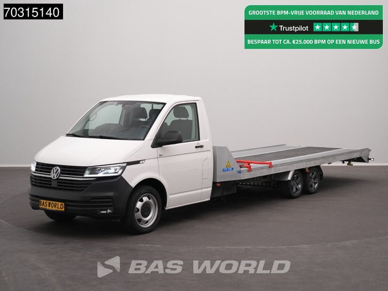 Volkswagen Transporter 150PK Fitzel Speeder 1500KG Nutzlast 510cm Lang LED Airco Cruise Lier 150PK Euro6 Cartransporter Oprijwagen Abschleppwagen Airco Cruis - Vehículo comercial ligero: foto 1 Volkswagen Transporter 150PK Fitzel Speeder 1500KG Nutzlast 510cm Lang LED Airco Cruise Lier 150PK Euro6 Cartransporter Oprijwagen Abschleppwagen Airco Cruis - Vehículo comercial ligero: foto 1
