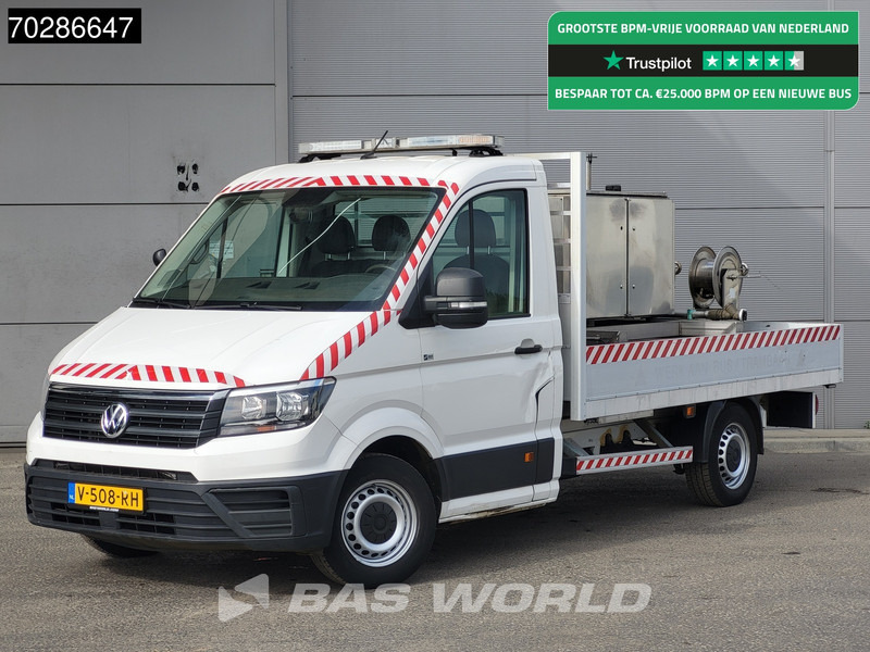 Volkswagen Crafter 177pk Automaat Open Laadbak Reinigingswagen Trekhaak Airco Cruise Euro6 Pritsche Pickup Open Box Hogedrukspuit Waterpomp Airco T - Caja abierta furgoneta: foto 1 Volkswagen Crafter 177pk Automaat Open Laadbak Reinigingswagen Trekhaak Airco Cruise Euro6 Pritsche Pickup Open Box Hogedrukspuit Waterpomp Airco T - Caja abierta furgoneta: foto 1