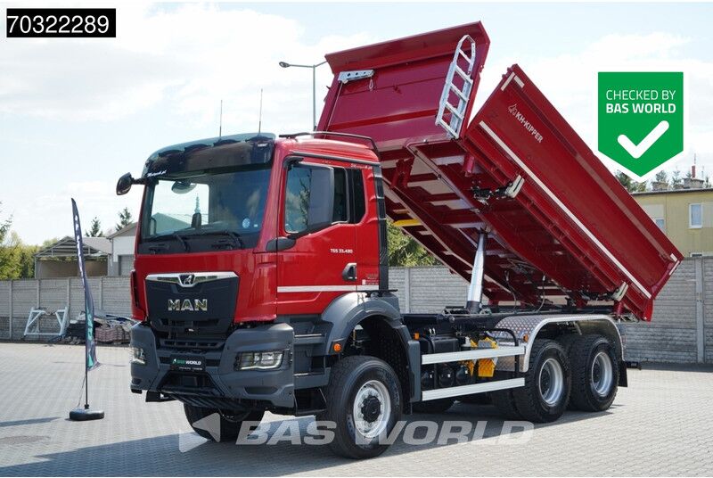 MAN TGS 33.480 6X6 NEW! 6x6 13m3 2-way tipper Steel suspension Big-Axle Euro 6 - Volquete camión: foto 1 MAN TGS 33.480 6X6 NEW! 6x6 13m3 2-way tipper Steel suspension Big-Axle Euro 6 - Volquete camión: foto 1