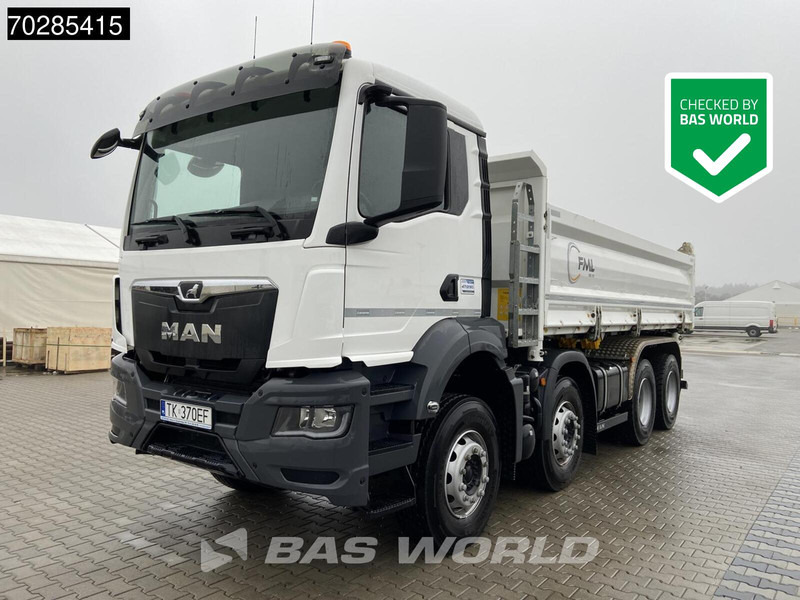 MAN TGS 35.440 TGS 8X4 14m3 3-Way tipper Hardox Big-Axle Steel-suspension Euro 6 - Volquete camión: foto 1 MAN TGS 35.440 TGS 8X4 14m3 3-Way tipper Hardox Big-Axle Steel-suspension Euro 6 - Volquete camión: foto 1