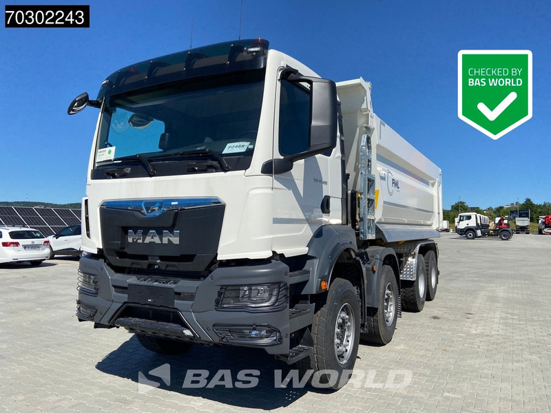 MAN TGS 41.400 8X4 NEW! 20m3 KH Kipper Manual Steel suspension Big-Axle EURO 2 - Volquete camión: foto 1 MAN TGS 41.400 8X4 NEW! 20m3 KH Kipper Manual Steel suspension Big-Axle EURO 2 - Volquete camión: foto 1