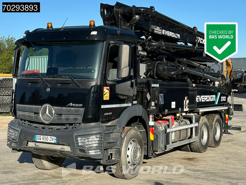 Mercedes-Benz Arocs 2840 Arocs 6X4 Unused! Everdigm 37CX-5 concrete pump Steel Suspension Automatic Euro 6 - Bomba de hormigón: foto 1 Mercedes-Benz Arocs 2840 Arocs 6X4 Unused! Everdigm 37CX-5 concrete pump Steel Suspension Automatic Euro 6 - Bomba de hormigón: foto 1