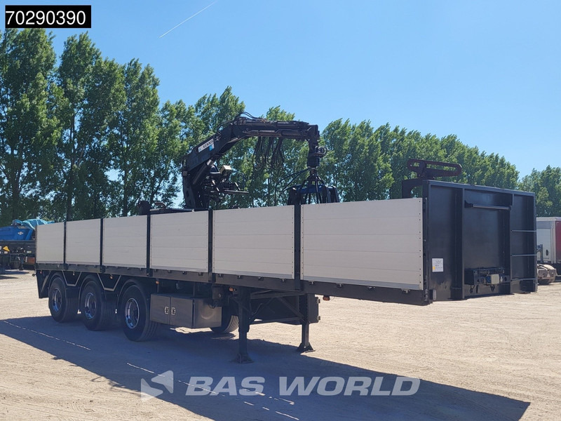 Pacton TPD347 TUV 02/26 2x Steering Axle Crane 16R - Semirremolque plataforma/ Caja abierta: foto 3 Pacton TPD347 TUV 02/26 2x Steering Axle Crane 16R - Semirremolque plataforma/ Caja abierta: foto 3