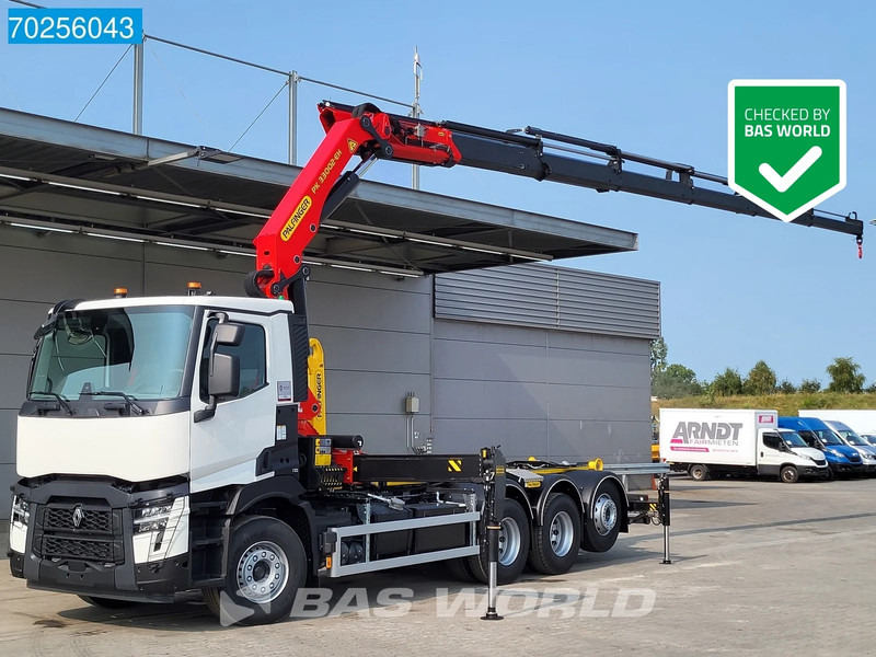 Renault C 480 8X4 NEW! Palfinger PK33002 Kran Crane + 22tons Pallift EURO 6 - Multibasculante camión, Camión grúa: foto 1 Renault C 480 8X4 NEW! Palfinger PK33002 Kran Crane + 22tons Pallift EURO 6 - Multibasculante camión, Camión grúa: foto 1