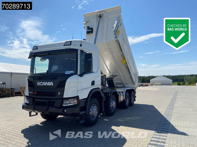 Scania P420 8X4 NEW! 18m3 Steel tipper Steelsuspension Automatic Euro 6 - Volquete camión: foto 1 Scania P420 8X4 NEW! 18m3 Steel tipper Steelsuspension Automatic Euro 6 - Volquete camión: foto 1