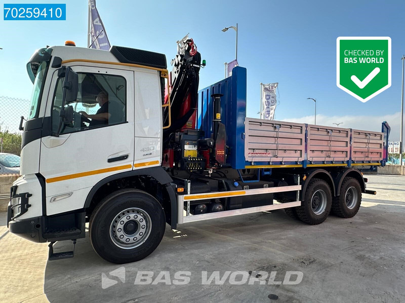 Volvo FMX 430 6X4 Palfinger PK24.001 SLD5 Kran Crane 12m3 Big-Axle Euro 6 - Volquete camión, Camión grúa: foto 1 Volvo FMX 430 6X4 Palfinger PK24.001 SLD5 Kran Crane 12m3 Big-Axle Euro 6 - Volquete camión, Camión grúa: foto 1
