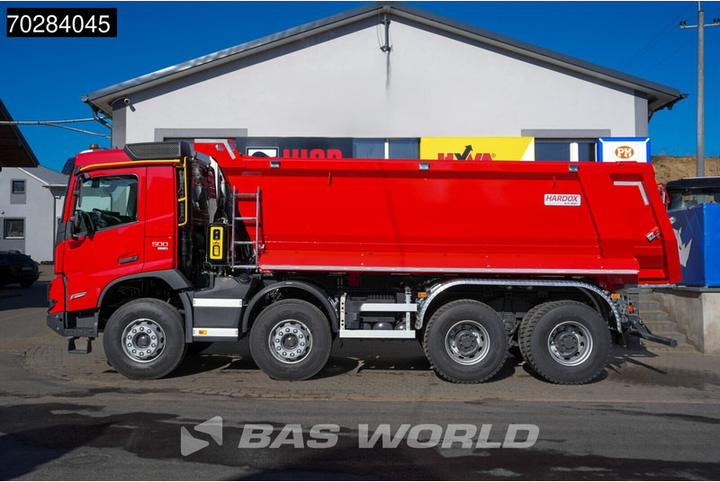 Volquete camión nuevo Volvo FMX 500 8X4 NEW! Hardox tipper 18m3 Steel suspension Automatic Euro 6: foto 14