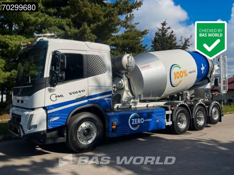 Volvo FMX 670 8X4 100% ELectric 490 kW 10m3 FML Mixer Lift/Steering Axle - Camión hormigonera: foto 1 Volvo FMX 670 8X4 100% ELectric 490 kW 10m3 FML Mixer Lift/Steering Axle - Camión hormigonera: foto 1