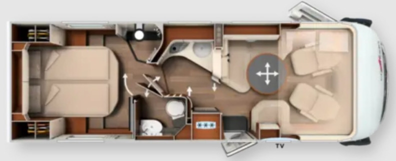 Carthago Chic E-Line I 51 QB - Autocaravana integral: foto 1 Carthago Chic E-Line I 51 QB - Autocaravana integral: foto 1