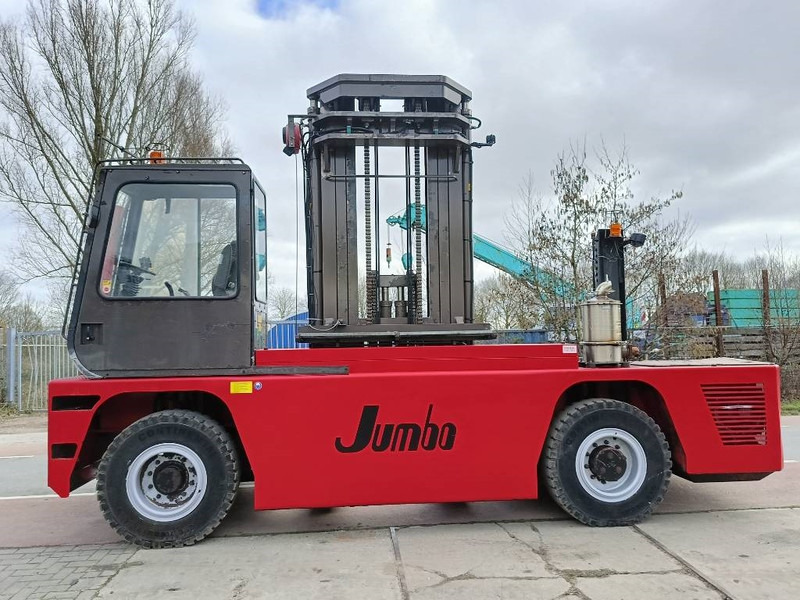 Jumbo J/SH 120/14/75 zijlader side forklift stapler 12 T - Carretilla de carga lateral: foto 1 Jumbo J/SH 120/14/75 zijlader side forklift stapler 12 T - Carretilla de carga lateral: foto 1