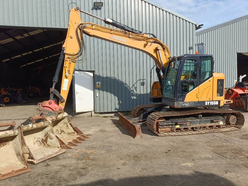 Excavadora de cadenas Sany SY 155 U graafmachine excavator rupskraan tracked: foto 8