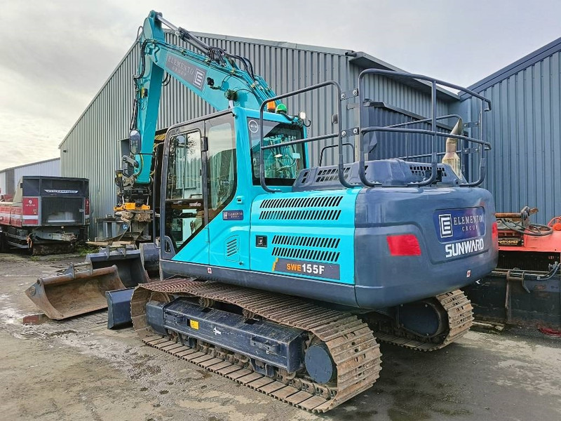 Sunward SWE 155 F + tilt rotator engcon oilquick - Excavadora de cadenas: foto 5 Sunward SWE 155 F + tilt rotator engcon oilquick - Excavadora de cadenas: foto 5