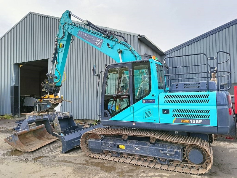 Sunward SWE 155 F + tilt rotator engcon oilquick - Excavadora de cadenas: foto 4 Sunward SWE 155 F + tilt rotator engcon oilquick - Excavadora de cadenas: foto 4