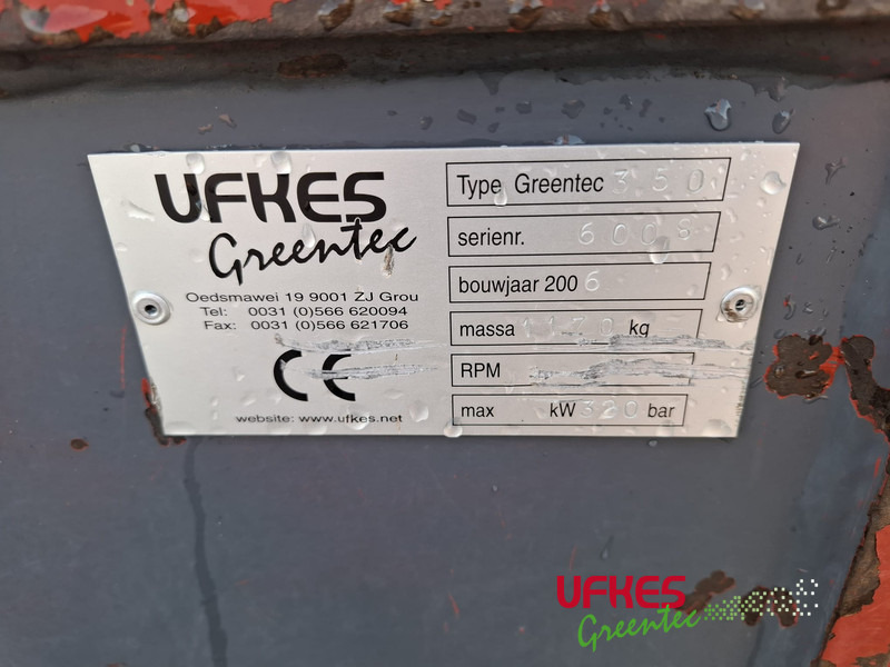 Maquinaria forestal Greentec 350 Tree Shear: foto 8